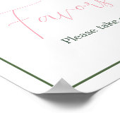 Aloha Baby shower gunsten Poster (Hoek)