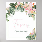 Aloha Baby shower gunsten Poster (Voorkant)