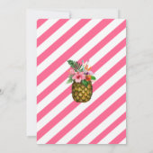 Aloha Baby shower, Hawaiian Luau Kaart (Achterkant)