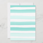 Aloha Baby shower Invitation Pineapple Baby shower Kaart (Achterkant)