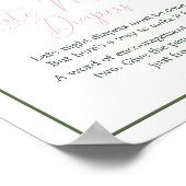 Aloha Baby shower Late Night Luiers Poster (Hoek)