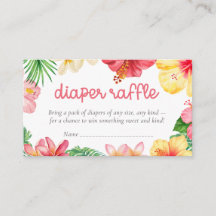 Aloha Baby Shower Luierspel