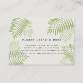 Aloha Baby shower Neem een boek Kaart mee