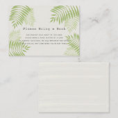 Aloha Baby shower Neem een boek Kaart mee (Voorkant / Achterkant)