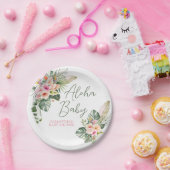 Aloha-Baby shower Papieren Bordje (Feest)