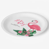 Aloha-Baby shower Papieren Bordje (Gekanteld)