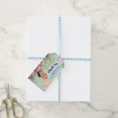 Aloha Baby shower Retro Hawaiian Beach Party Favor Cadeaulabel (Met Touw)