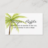 Aloha Baby shower Tropical Diaper Raffle Ticket Informatiekaartje (Voorkant)