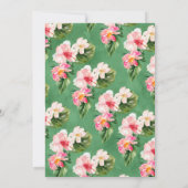 Aloha baby shower tropische ananas kaart (Achterkant)