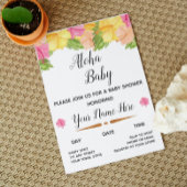 Aloha Baby shower Uitnodiging