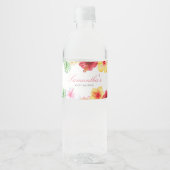 Aloha Baby Shower Waterfles Etiket (Voorkant)