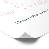 Aloha Baby Tropisch Baby shower Baby's zijn zoet Poster (Hoek)