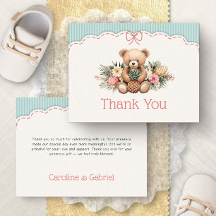 Aloha Baby Tropische Baby Shower Bedankkaart