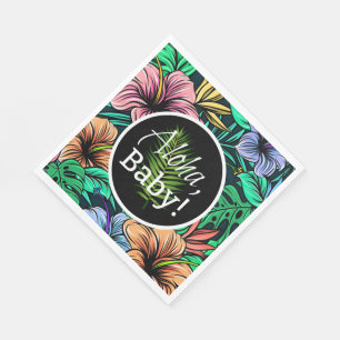 Aloha Baby Tropische Hibiscus Theme Baby shower Servet
