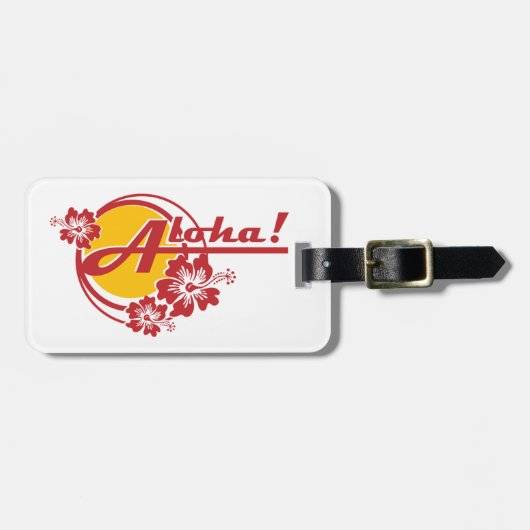 Aloha bagage labels (Voorkant horizontaal)