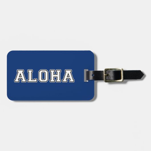 Aloha Bagagelabel (Voorkant horizontaal)