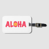 Aloha bagagelabel (Voorkant (horizontaal))