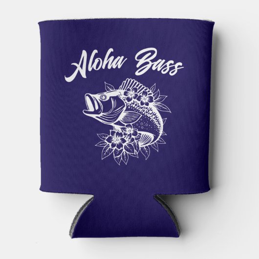 Aloha Bass Blue Hawaiian Blikjeskoeler (Voorkant)