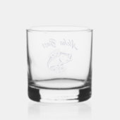 Aloha Bass-Blue Hawaiian Whisky Glas (Achterkant)