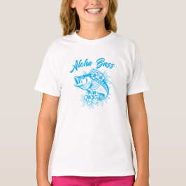 Aloha Bass-Fisherman Style blauw T-shirt