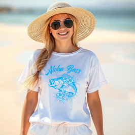 Aloha Bass-Fisherman Style T-shirt