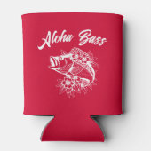 Aloha Bass Hawaiian Cherry Red Blikjeskoeler (Achterkant)