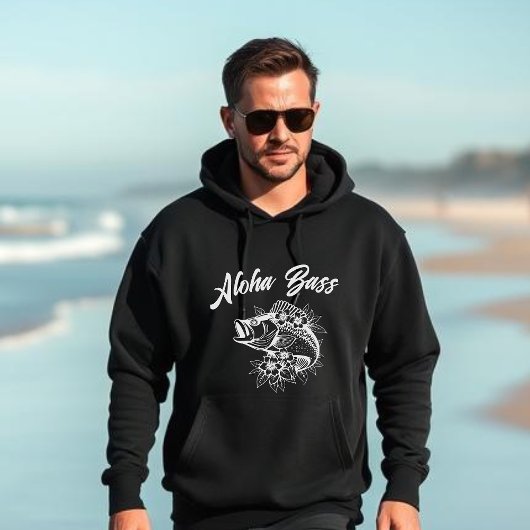 Aloha Bass Hawaiian Hoodie