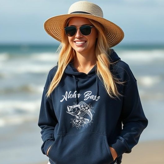 Aloha Bass Hawaiian Hoodie