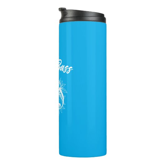 Aloha Bass-Hawaiian Light Blue Thermosbeker (Geroteerd rechts)