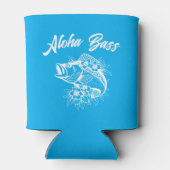 Aloha Bass Light Blue Hawaiian Blikjeskoeler (Achterkant)