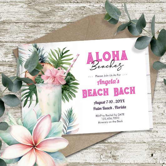 Aloha Beach Bachelorette Party en Routebeschrijvin Kaart
