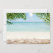 Aloha Beach Girls Luau Birthday Party Invitation Kaart (Achterkant)