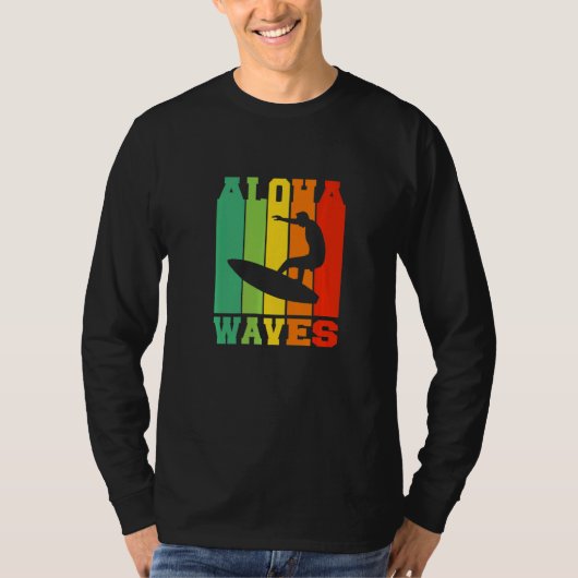 Aloha Beach Hawaii Surfbeach Surf T-shirt (Voorkant)