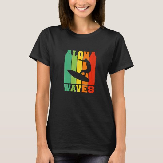 Aloha Beach Hawaii Surfbeach Surf T-shirt (Voorkant)