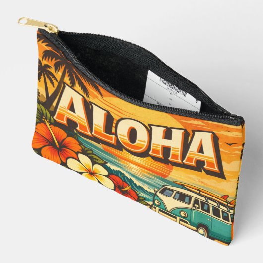 Aloha Beach Sunset Island Style Etui (Open)