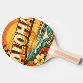 Aloha Beach Sunset Island Tafeltennisbatje (Zijkant)