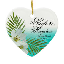 Aloha Beach Tropical Flowers Foto