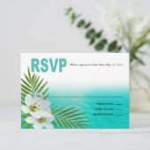 Aloha Beach Tropical Flowers RSVP (Staand voorkant)