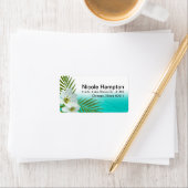 Aloha Beach Tropische Flowers Etiket (Insitu)