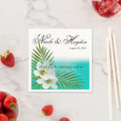 Aloha Beach Tropische Flowers Servetten (Insitu)