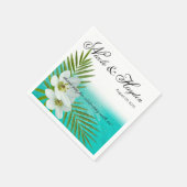 Aloha Beach Tropische Flowers Servetten (Hoek)
