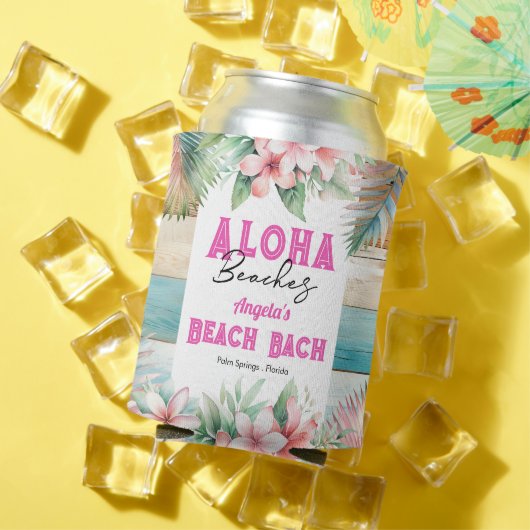 Aloha Beach Tropische vrijgezellenfeest Blikjeskoeler (Insitu Zomer)