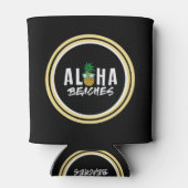 Aloha Beaches anananas Blikjeskoeler (Achterkant)