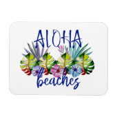 Aloha Beaches Funny Cruise Deurmarker Hawaiian Magneet (Horizontaal)