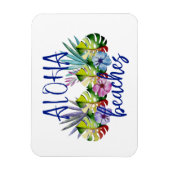 Aloha Beaches Funny Cruise Deurmarker Hawaiian Magneet (Verticaal)
