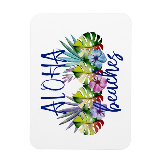 Aloha Beaches Funny Cruise Deurmarker Hawaiian Magneet (Verticaal)
