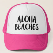 Aloha Beaches grappig pet (Voorkant)
