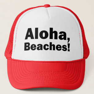 Aloha Beaches grappige vrachtwagen Trucker Pet