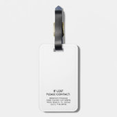 Aloha Beaches Hawaii Beach Summer Bagagelabel (Achterkant verticaal)