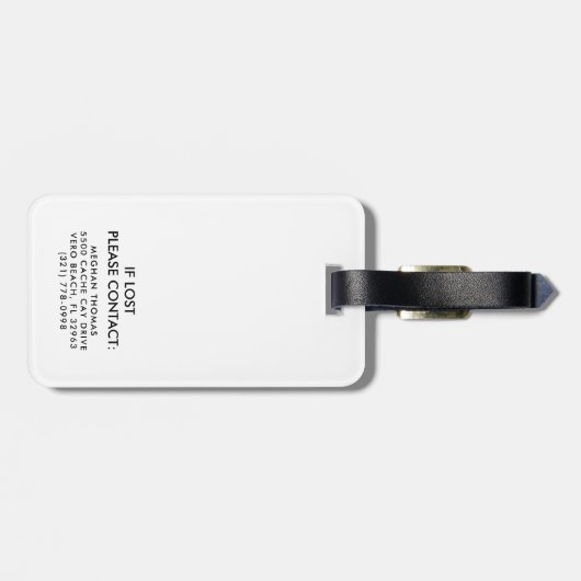 Aloha Beaches Hawaii Beach Summer Bagagelabel (Achterkant horizontaal)